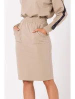Dámská sukně M728 béžová - Moe