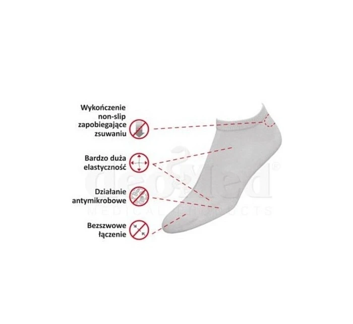 Ponožky MINI BAMBOO SILVER protiskluzové Ponožky MINI BAMBOO SILVER protiskluzové