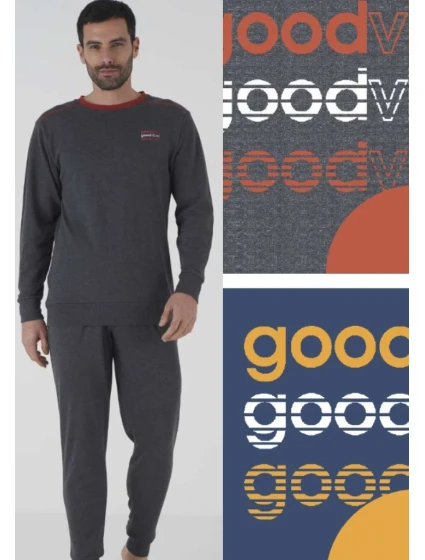 Pánské pyžamo Karelpiu KF5138 Pánské pyžamo Karelpiu KF5138