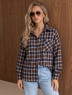 Koszula damska w brązowa model 22542379 - FashionStreet