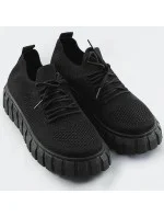 Černé ažurové šněrovací boty (AA37) Černé ažurové šněrovací boty (AA37)