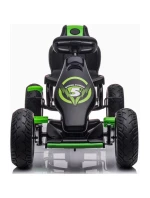 MOTOKÁROVÉ ŠLAPACÍ AUTO ENERO 18 ČERNÉ A ZELENÉ