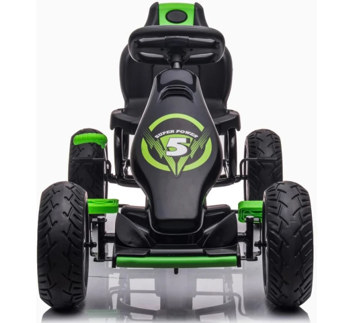 MOTOKÁROVÉ ŠLAPACÍ AUTO ENERO 18 ČERNÉ A ZELENÉ