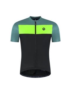 Rogelli CORE BLOCK dres černá-tur-žlutá 7XL