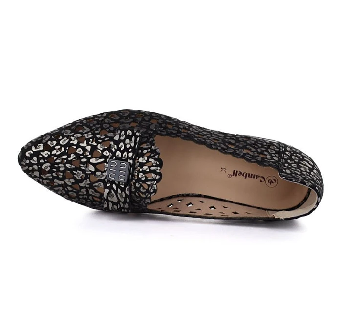 Dámské kožené polobotky černé Cambell 35307 Dámské kožené polobotky černé Cambell 35307