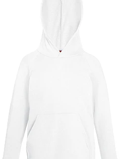 Fruit of the Loom Kids Lightweight Hooded Sweat Dětská mikina s kapucí 16.2009 white