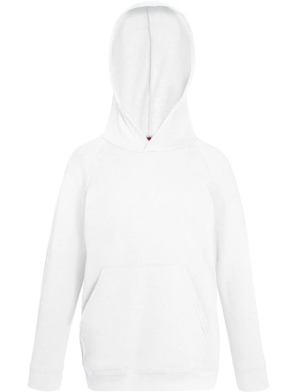 Fruit of the Loom Kids Lightweight Hooded Sweat Dětská mikina s kapucí 16.2009 white Fruit of the Loom Kids Lightweight Hooded Sweat Dětská mikina s kapucí 16.2009 white