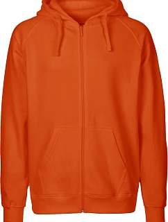 Neutral O 63301 Pánská mikina s kapucí z bio bavlny 77.6331 orange