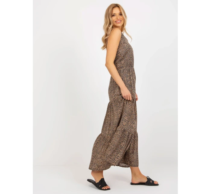 Šaty D73771R30313B hnědé