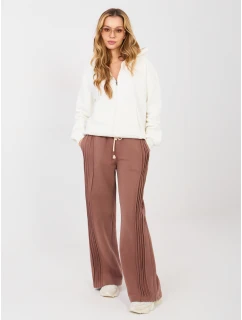 Spodnie dresowe NS DR model 21907739 brązowy - FPrice