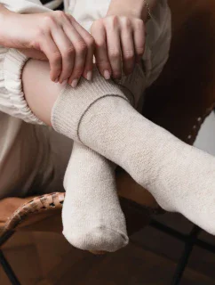 Ponožky model 19062743 Light Beige - Steven