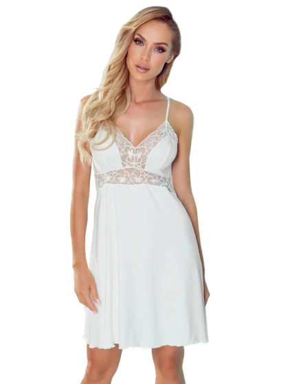 Dámská noční košile Toscana Ecru krémová - ELDAR