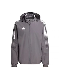 Pánská mikina M GM7389 šedo-bílá - Adidas