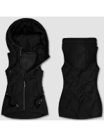 Černá dámská vesta se stahovacími boky S'West (B8382-1) Černá dámská vesta se stahovacími boky S'West (B8382-1)