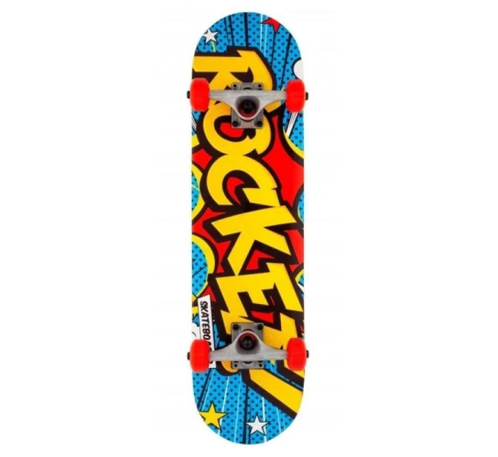Rocket Mini Popart Complete Multi 7,5" skateboard RKT-COM-1533 Rocket Mini Popart Complete Multi 7,5" skateboard RKT-COM-1533
