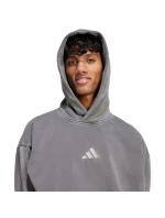 Pánská mikina adidas ALL SZN Fleece Washed Hoodie grey JL6539 pánské oblečení