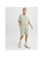 Jack&Jones pánské pruhované šortky JPSTJAIDEN COBA STRIPE JOG SHORTS REG SN 12274413 TEA/STRIPES