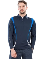 S Tréninkový top s zip s dlouhým rukávem 29. model 22426424 - Spiro