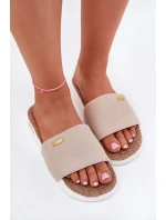 Dámské Pantofle Big Star RR274A102 Béžové Dámské Pantofle Big Star RR274A102 Béžové