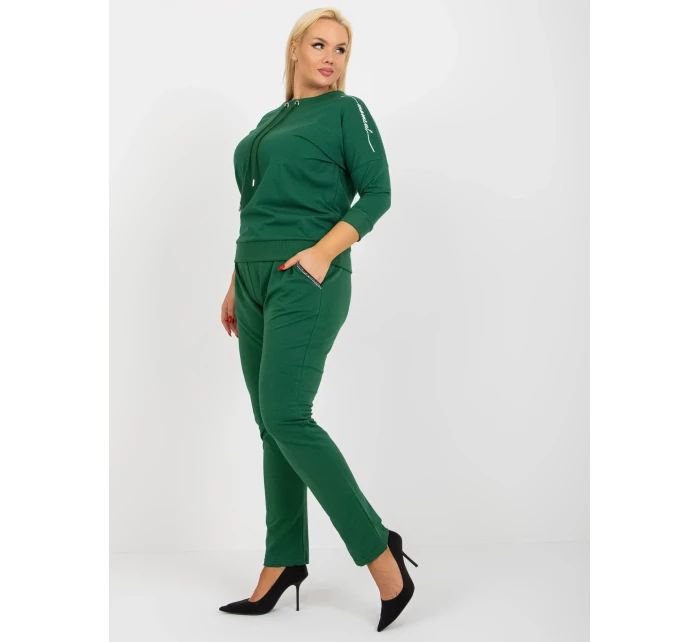 Tepláky RV DR 4765.52 tmavě zelená