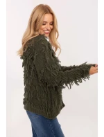 Svetr na zapínání model 217062 Rue Paris Svetr na zapínání model 217062 Rue Paris