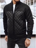 Pánská prošívaná bunda černá FashionStreet TX4578