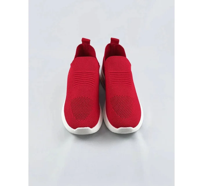 Červené dámské nazouvací sportovní boty model 17110172 - H&D
