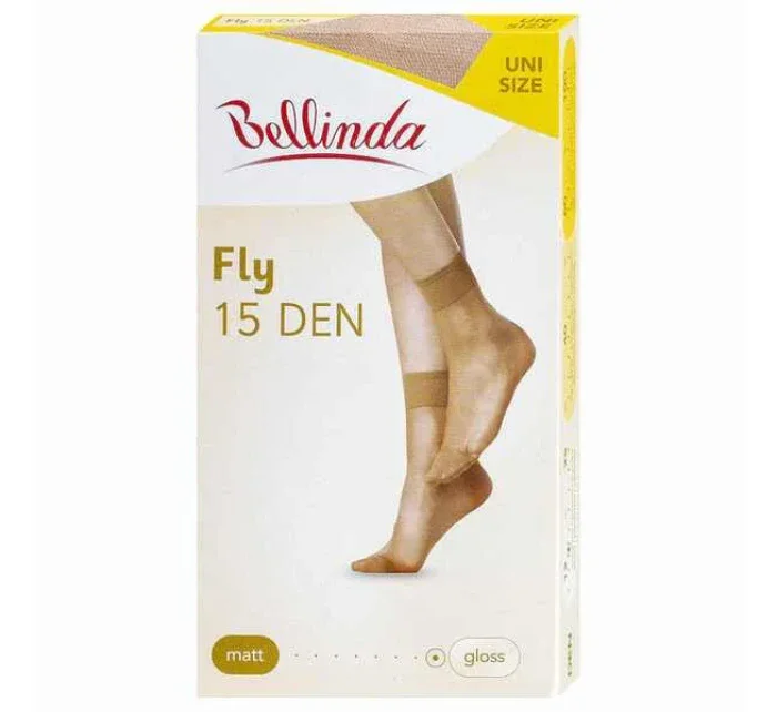 Dámské silonkové ponožky FLY SOCKS 15 DEN - BELLINDA - almond Dámské silonkové ponožky FLY SOCKS 15 DEN - BELLINDA - almond