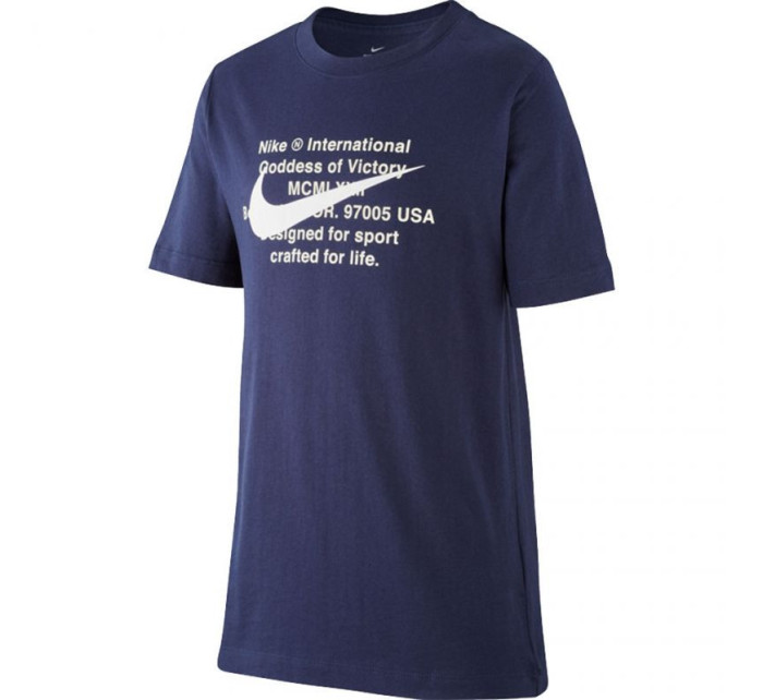 Dětské tričko Swoosh For Life Jr model 16014097 451 - NIKE