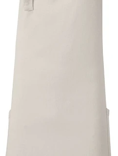 PR 122 Zástěra s laclem a kapsami natural model 22452059 - Premier