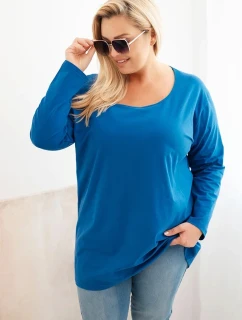 Dámská blůza Plus Size s lodičkovým výstřihem model 21399841 - K-Fashion