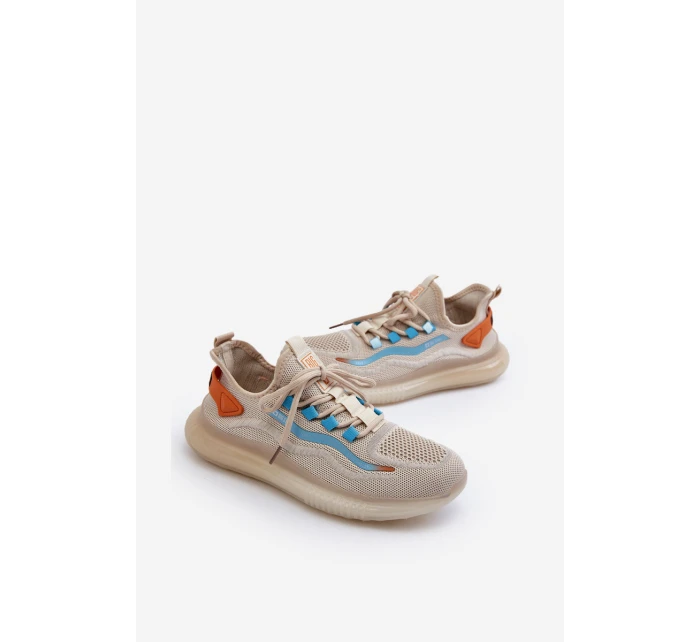 Pánské sportovní boty HI-POLY SYSTEM Big Star NN174452 Beige Pánské sportovní boty HI-POLY SYSTEM Big Star NN174452 Beige