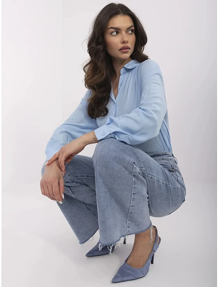 Džínové kalhoty NM SP T340 1.69P modré