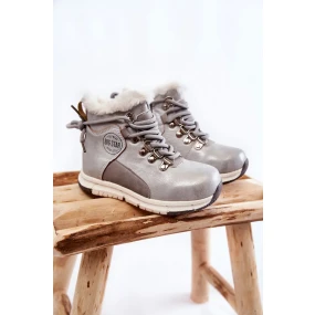 Dětské zateplené kozačky na zip Big Star model 19977586 - Big Star Shoes