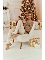 Dámské traperské boty s kožíškem, béžová Cresandi Dámské traperské boty s kožíškem, béžová Cresandi