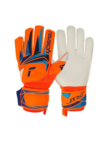 Attrakt Junior brankářské rukavice oranžové model 22122288 - Reusch