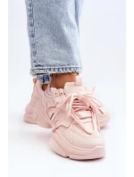 Dámské tenisky na masivní podrážce růžové model 21648323 - Boto Dámské tenisky na masivní podrážce růžové model 21648323 - Boto