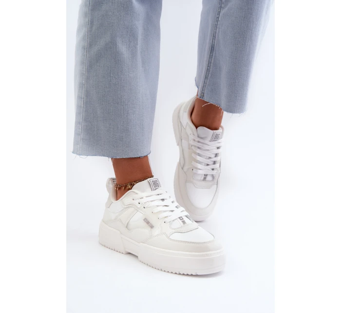 Lehké dámské tenisky Big Star NN274322 Memory Foam System Bílé