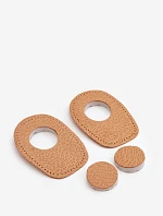 CORBBY Skórzane Podpiętki na ostrogi piętowe