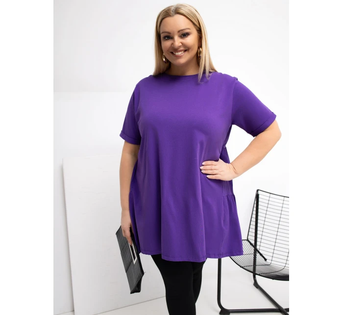 Bluzka RV BZ  ciemny fioletowy model 21870777 - FPrice