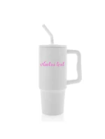 Vlastní text na termosku s barevným víčkem