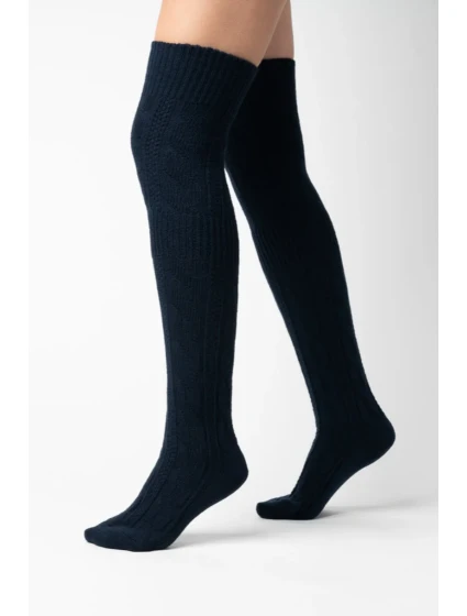 Vlněné dámské nadkolenky 089