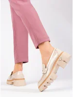 Trendy dámské hnědé mokasíny Trendy dámské hnědé mokasíny