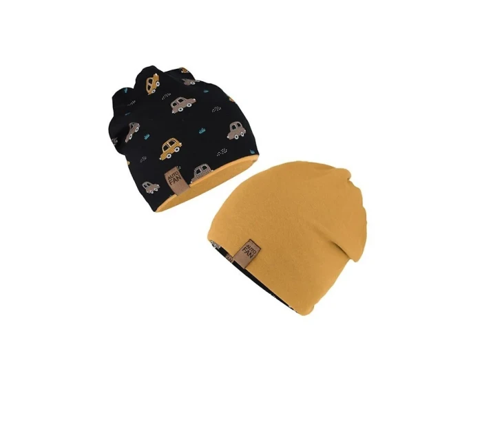 AJS 50-076 oboustranná dětská čepice