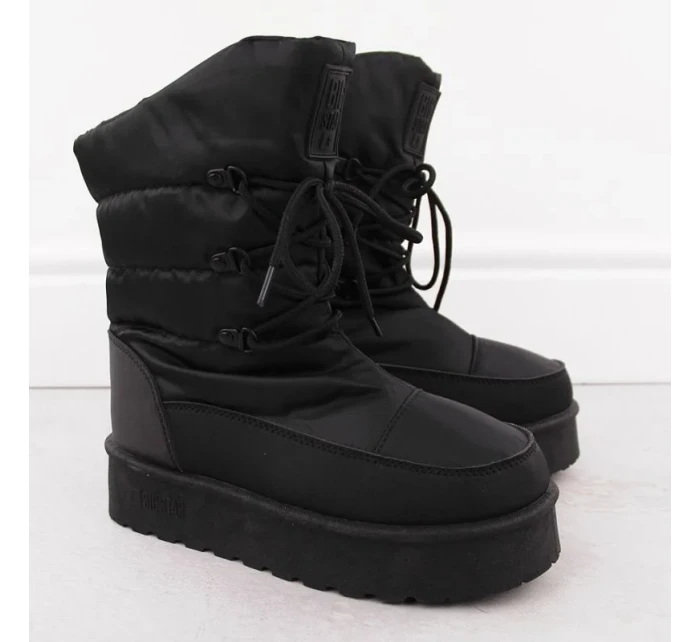 Big Star sněhule na platformě OO274884 W INT2071