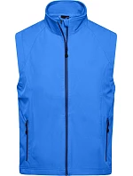 Daiber JN 1022 Pánská 3-vrstvá softshellová vesta 02.1022 azure