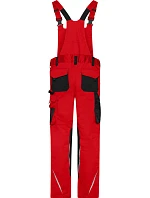 JN (4260) Pracovní kalhoty s laclem Strong red/black model 22533252 - Daiber JN (4260) Pracovní kalhoty s laclem Strong red/black model 22533252 - Daiber