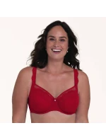 Selma podprsenka s kosticí Full Cup model 21224523 červená - RosaFaia