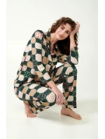 Dámské pyžamo na knoflíky model 20515309 - Vamp Dámské pyžamo na knoflíky model 20515309 - Vamp