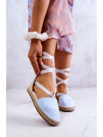 Dámské vázané espadrilky Big Star model 21577568 Modré - Big Star Shoes Dámské vázané espadrilky Big Star model 21577568 Modré - Big Star Shoes